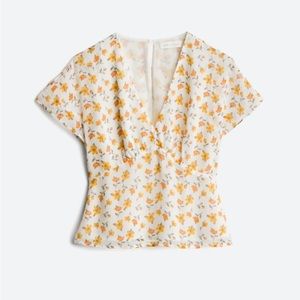 WORN ONCE: (M) all in favor clarlyn v neck blouse